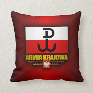 Armia Krajowa Throw Pillow