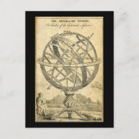 armillary sphere vintage steampunk illustration