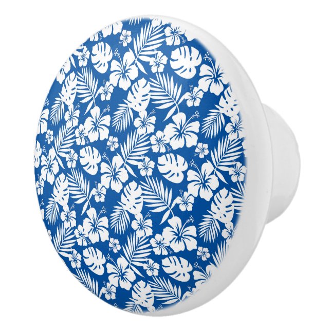 Armoire à fleurs tropicales - Boutons de tiroir (Droite)