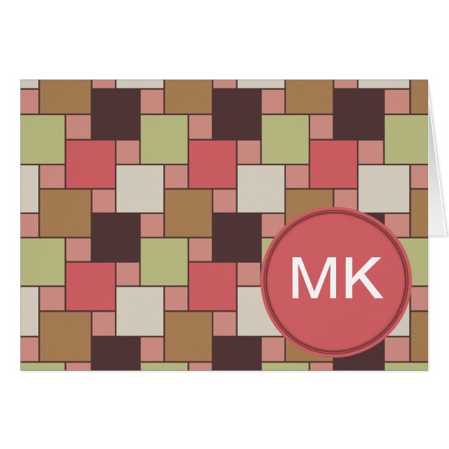 Armoire d'épices géométrique (Devant horizontal)