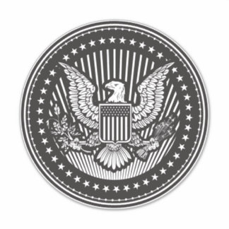 Armoiries américaines Stickers en vinyle coupé sur