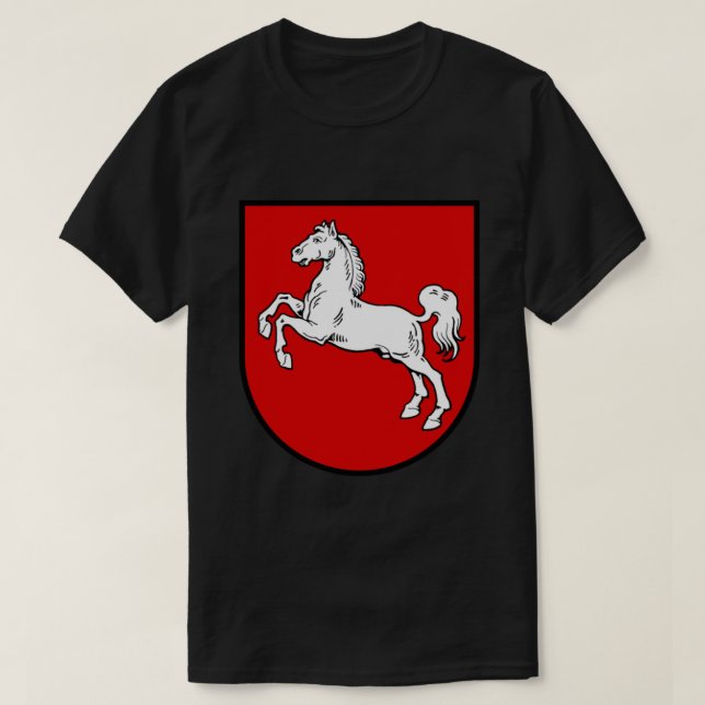 Armoiries de Basse-Saxe, Allemagne T-shirt classiq (Design devant)