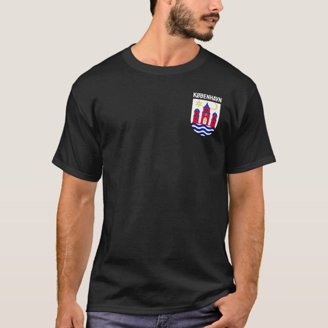 Armoiries de Copenhague - T-shirt DANEMARK (Devant)