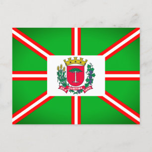 Armoiries de Curitiba, Brésil Carte postale