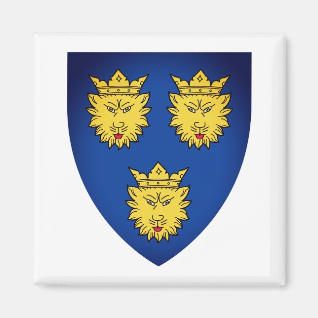 Armoiries de Dalmatie, Croatie Magnet (Devant)