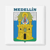 Armoiries de Medellín, Colombie Magnet