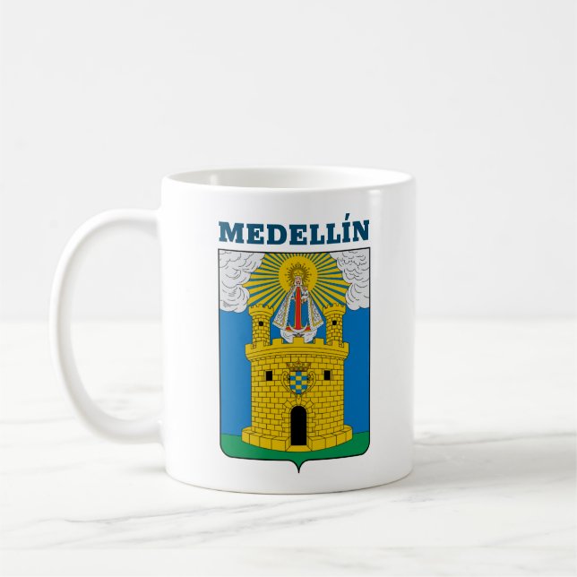 Armoiries de Medellín, Colombie Mug de café (Gauche)