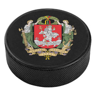 Armoiries de Vilnius, Lituanie Camion de hockey