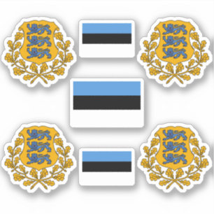 Armoiries estoniennes et autocollant