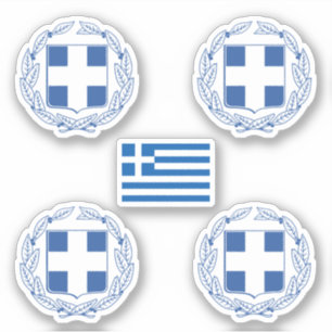 Armoiries grecques et autocollant