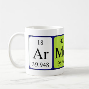 Armond periodic table name mug