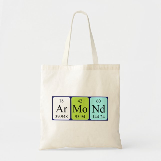 Armond periodic table name tote bag (Front)