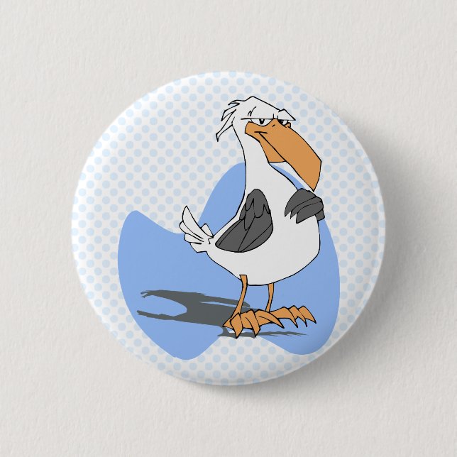 Armondo Albatross 2 Inch Round Button (Front)