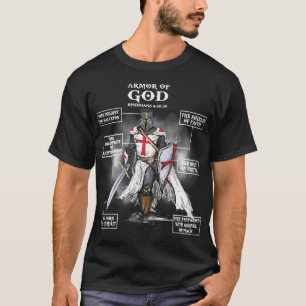 Armor Of God Bible Verse Coolephesians 611 Christi T-Shirt