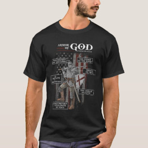 Armor Of God Ephesians Bible Verse Cool Religious  T-Shirt
