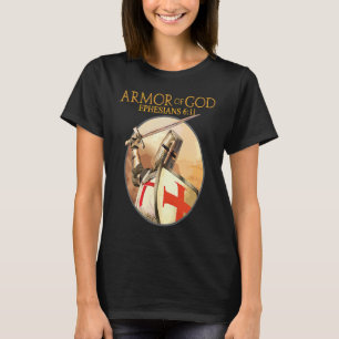 Armor Of God Ephesians Bible Verse Religious Chris T-Shirt