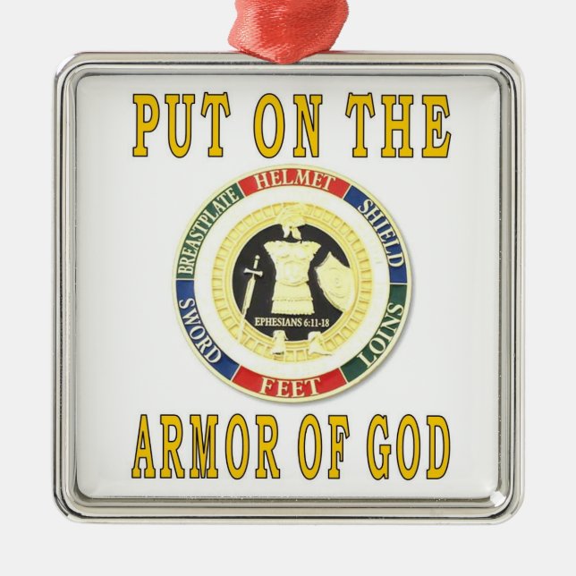 ARMOR OF GOD METAL ORNAMENT (Front)