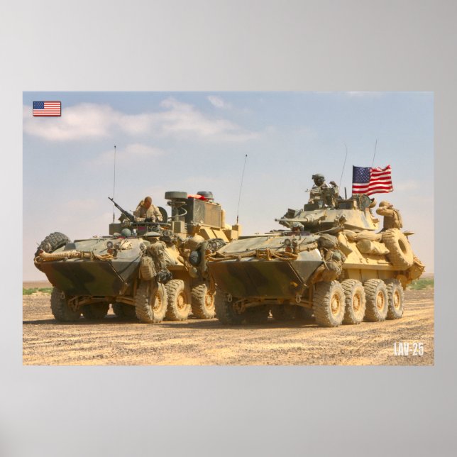 ARMORED PERSONNEL CARRIER – LAV-25 POSTER (Front)