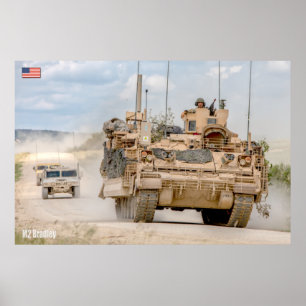 ARMORED PERSONNEL CARRIER - M2 Bradley Poster