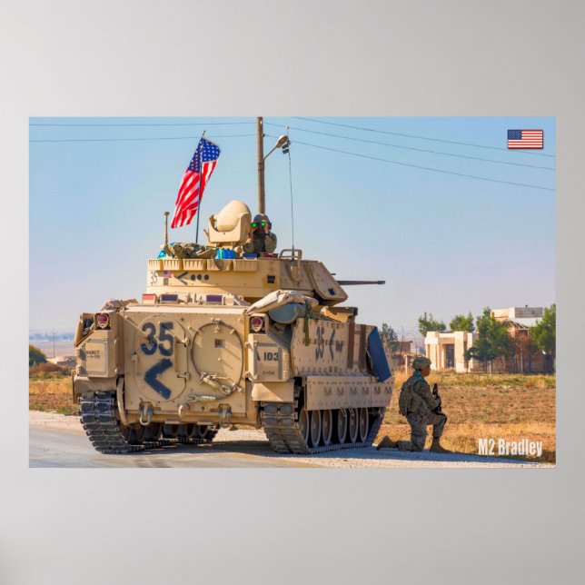 ARMORED PERSONNEL CARRIER - M2 Bradley Poster (Front)