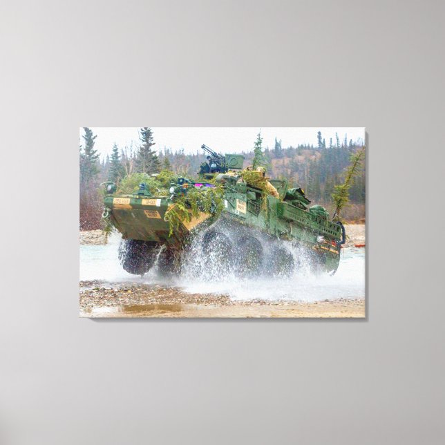 ARMORED PERSONNEL CARRIER - Stryker 24x36 Canvas Print (Front)