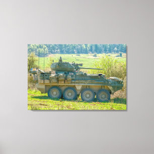 ARMORED PERSONNEL CARRIER - Stryker 24x36 Canvas Print