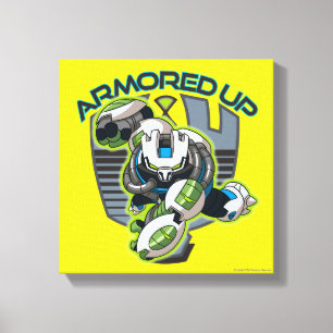 Armored Up - Omni-Kix Slapback Canvas Print