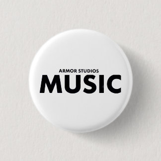 ArmorStudios Text Logo 1 Inch Round Button