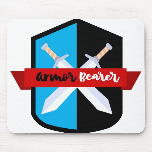 Armour Bearer Swords and Shield Mouse Pad (Front)