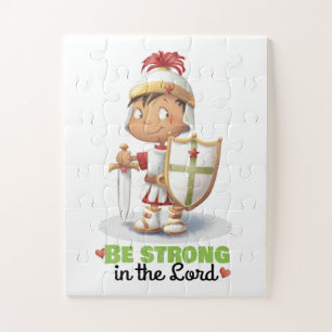 Armour of God boy "Be strong in the Lord" puzzle