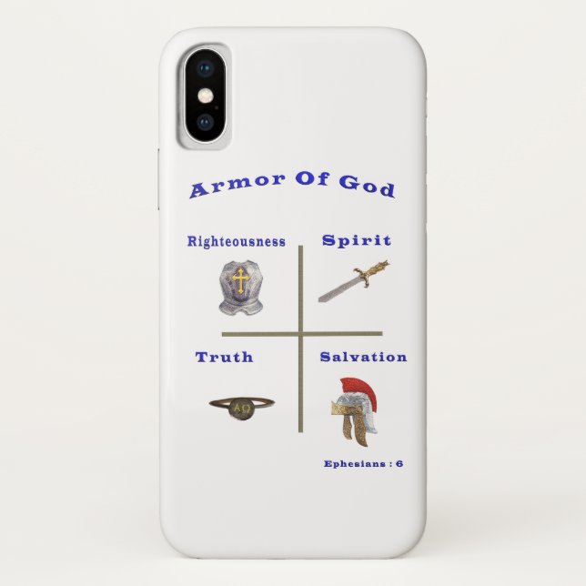 Armour Of God Case-Mate iPhone Case (Back)
