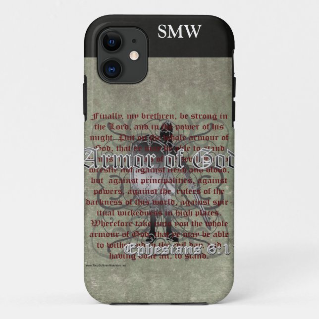 Armour of God, Ephesians 6:10-18, Christian Case-Mate iPhone Case (Back)