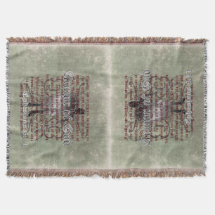 Armour of God, Ephesians 6:10-18, Christian Throw Blanket