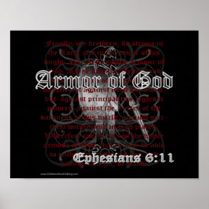Armour of God Ephesians 6:11 Poster Print