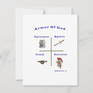 Armour oF God Holiday Card