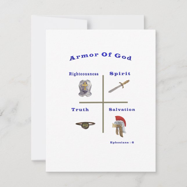 Armour oF God Holiday Card (Front)