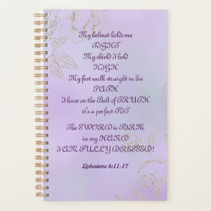 Armour of God Watercolor Business Planner