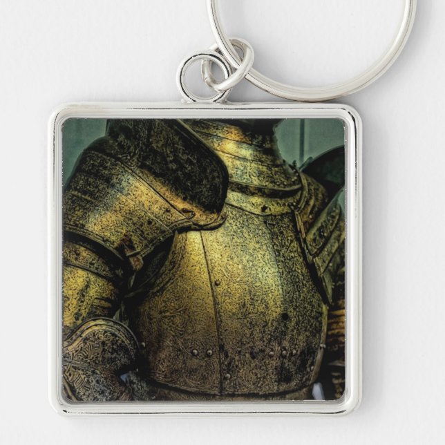 Armour of Medieval Knight Keychain (Front)