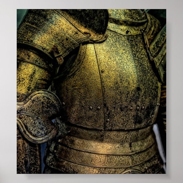 Armour of Medieval Knight Poster (Front)