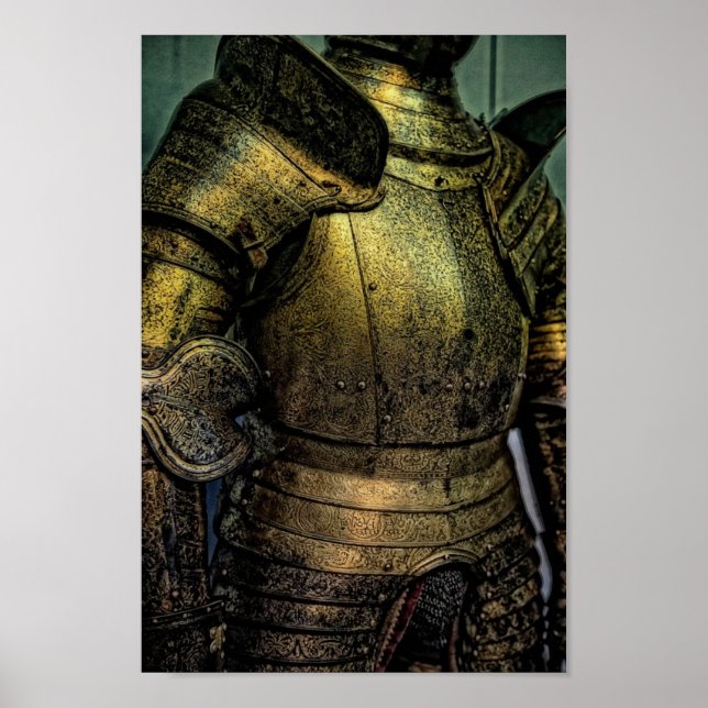 Armour of Medieval Knight Poster (Front)