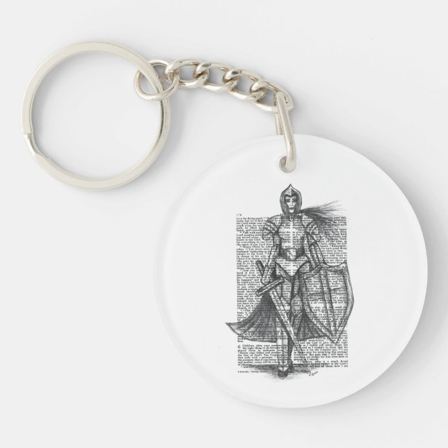 Armour Up Keychain (Front)