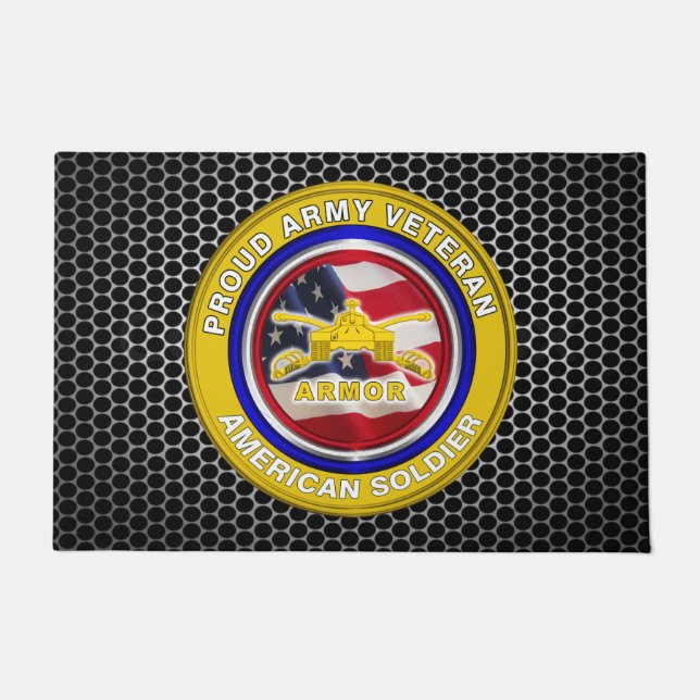 Armour Veteran  Doormat (Front)