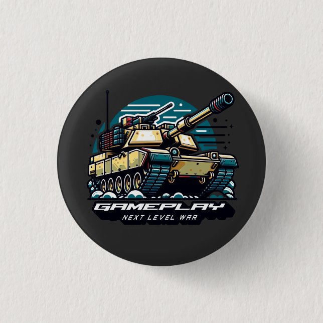 Armoured Battles: Next Level Gaming 1 Inch Round Button (Front)