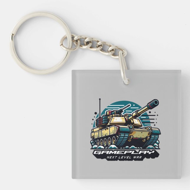 Armoured Battles: Next Level Gaming Keychain (Front)