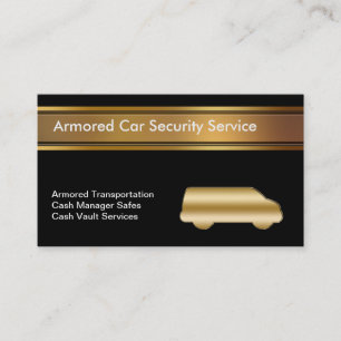 Armoured Car Business Cards