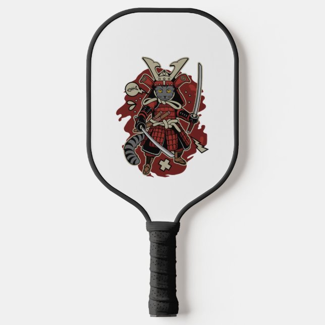 Armoured Cat Samurai Pickleball Paddle (Front)