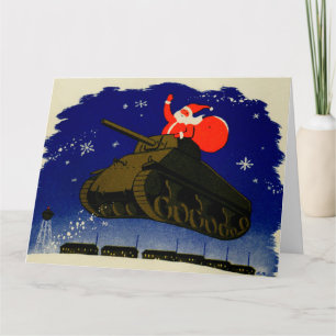 Armoured Santa Card