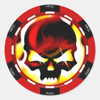 Armoured Theory Poker Chip Stickers