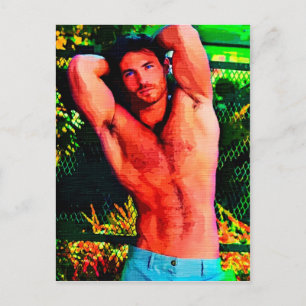 Armpits & Abs Postcard