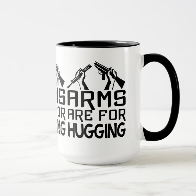 Arms Are For Hugging custom mugs (Right)
